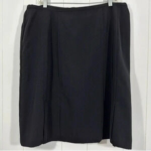 Norton McNaughton Pleated Hem Skirt Back Zip Size 18